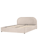 Beliani Doppelbett QUILLIEN in Beige - (W) 172 x (H) 91 x (L) 217 cm