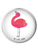 Mr. & Mrs. Panda Waschbeckenstöpsel Flamingo Stolz ohne Spruch in Weiß