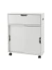 relaxdays Nischenschrank in Weiß - (B)17 x (H)67 x (T)52 cm