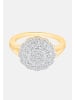 Diamant Exquis Ring aus 375 Gelbgold mit Diamant
