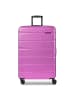 Franky Munich 4.0 4 Rollen Trolley L 76 cm mit Dehnfalte pink dull
