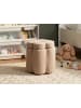 Beliani Kinderhocker FLOWER in Beige/Schwarz - (W) 40 x (H) 38 x (L) 40 cm