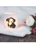 Mr. & Mrs. Panda Windlicht Glas Hund Entspannen ohne Spruch in Transparent