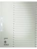 Leitz Register A4+ Tauenpapier 1-20 grau