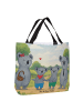 Mr. & Mrs. Panda Strandtasche Koala Familie zwei Design ohne Spruch in Weiß