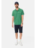 Camel Active Poloshirt aus reiner Baumwolle in Lagunengrün