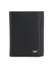 Golden Head Capri Geldbörse RFID Schutz Leder 10 cm schwarz