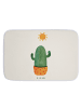 Mr. & Mrs. Panda Badteppich Kaktus Sonne ohne Spruch in Weiß