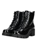 DOCKERS Stiefelette in Schwarz Lack