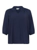 KAFFE curve Langarm-Bluse KClean Regular fit in Midnight Marine