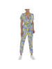 Ital-Design Jumpsuit & Zweiteiler in Blau und Gelb