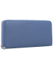 Esquire Viktoria Geldbörse RFID Leder 19 cm taubenblau