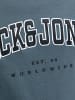 JACK & JONES Junior T-Shirt JJECALEB VARSITY TEE O-NECK JNR in stormy weather