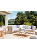 Beliani 5-tlg Lounge Set RIMA III in Grau/Braun linksseitig