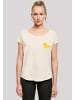 F4NT4STIC Long Cut T-Shirt Yellow Rubber Duck LONG in Whitesand