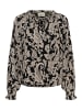 Cream Bluse langarm CRLucy Regular fit in Pitch Black Paisley