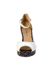 Divine Factory Sandalen Keilabsatz TDF2910 Weiß
