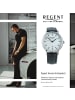 Regent Armbanduhr-Analog schwarz mittel (ca. 39mm) Regent Lederarmband