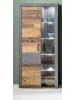 ebuy24 Vitrinenschrank Irina Grau 87 x 34 cm