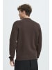 CASUAL FRIDAY Strickpullover CFABEL MILANO POLO KNIT in Braun
