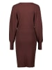 Zero  Strickkleid mit Wickeloptik in Chicory Coffee