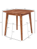 KADIMA DESIGN Esstisch | Sheesham, 80x78x80cm, Massivholz