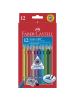 Faber-Castell Farbstifte Jumbo Grip Packung mit 12 Farben