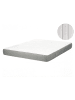 Beliani Matratze COOL FLEX 7 PLUS in Weiß/Grau - (W) 140 x (H) 20 x (L) 200 cm H3/4 Fest