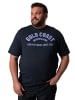 Men Plus Kurzarm T-Shirt in navy blau