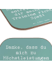 Mr. & Mrs. Panda gläseruntersetzer Spruch Motivierender Fitness-... in Meeresbrise