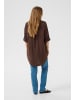 Kaffe Langarm - Hemd KAnaya Loose fit in Chocolate Brown