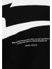 SMILODOX Unisex Oversize Sweatshirt Tane in Schwarz