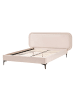 Beliani 2-tlg Doppelbett SUZETTE in Beige