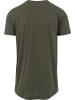 Urban Classics Long Tees in olive