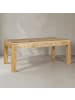 KADIMA DESIGN Couchtisch 110 x 60 x 47 cm Massiv-Holz Mango Natur