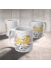 Mr. & Mrs. Panda Teetasse Füchse Salsa tanzen mit Spruch in Weiß