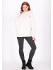 DreiMaster Damen Sweatshirt in Wollweiss Melange