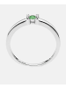 Diamant L'éternel Ring aus 375 Weißgold mit Diamant mit Smaragd