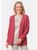 GOLDNER Cardigan in langer offener Form in koralle