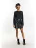 myMo ROCKS Damen Strickpullover in Schwarz