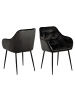 ebuy24 Esszimmerstuhl Bruks Braun 2er Set