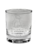 Mr. & Mrs. Panda Whiskey Glas Avocado Kern rollt mit Spruch in Transparent