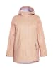 Schmuddelwedda Damen Plus Size Regenjacke in Pastelllavendel Orange Leo
