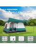 COSTWAY Zelt für 4-6 Personen 3,2 x 2,1 x 1,8 m in Grün