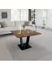 FineBuy Couchtisch in Braun / Akazie / 60x60x40