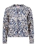 Betty Barclay Shirtjacke mit Rippenstruktur in Dark Blue/Beige
