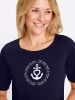 Sieh an! Kurzarm-Shirt in marine
