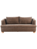Beliani 4-tlg 3-Sitzer Sofa RATTVIK in Braun