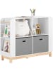 SoBuy Kinderregal in Weiß - (B)110 x (H)80 x (T)35cm