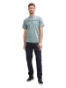 Tom Tailor T-Shirt mit Aufdruck The Casual Department 1962 in Grau